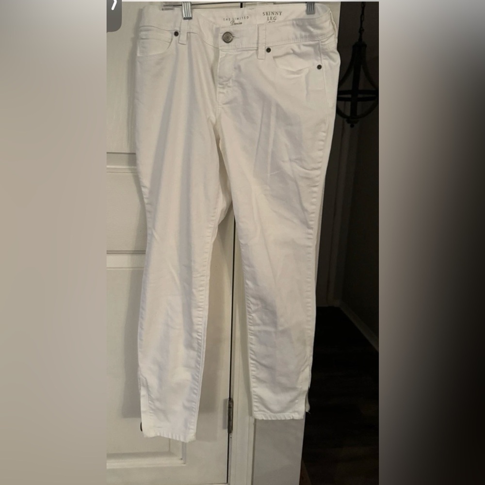 The Limited White Skinny Jeans Juniors sz 9